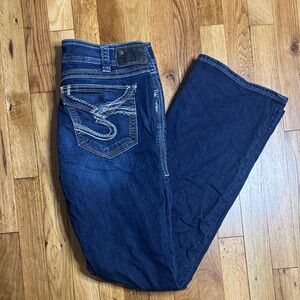 Woman’s Silver bootcut Jeans